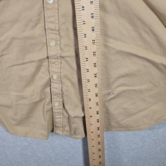 Polo Ralph Lauren Girls Cotton Chino Shirtdress Size 12 Flare - Picture 8 of 14